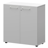 Шкаф низкий закрытый Кортез СМШ-28F Белый